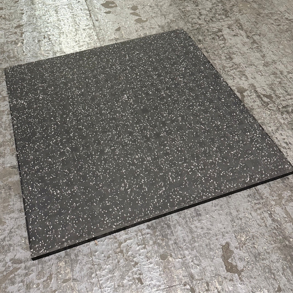 1000*1000*30mm Black with EPDM Fleck Interlocking Tiles