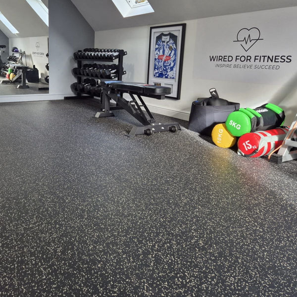 10mm Easy Install Rubber Roll Interlock Tile