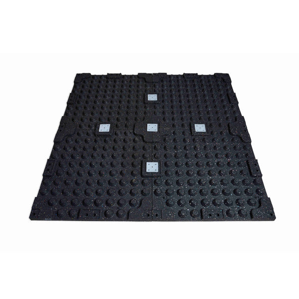 30mm Red Fleck Adhesive Free Interlocking Gym Tile (InstaFloor)