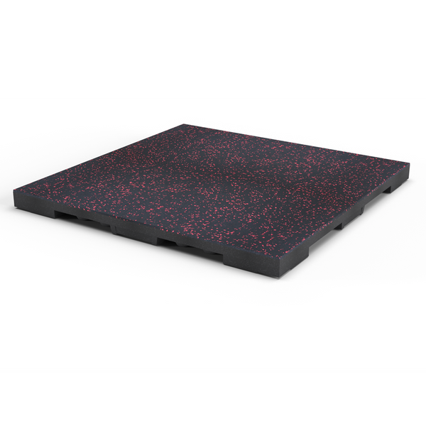 30mm Red Fleck Adhesive Free Interlocking Gym Tile (InstaFloor)