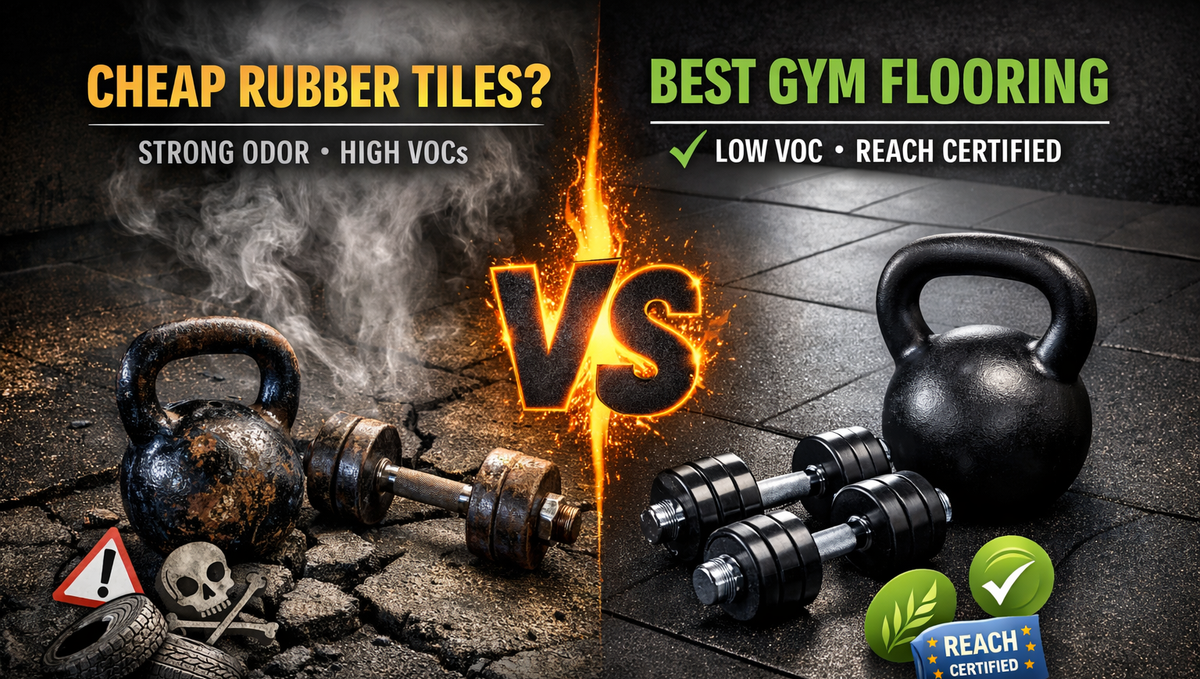 Best Gym Flooring Guide: How to Avoid Smelly Rubber Tiles