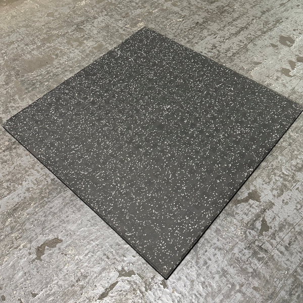 1000*1000*30mm Black with EPDM Fleck Interlocking Tiles